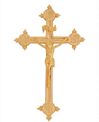 Wall Hanging Brass Crucifix (1009CRU)