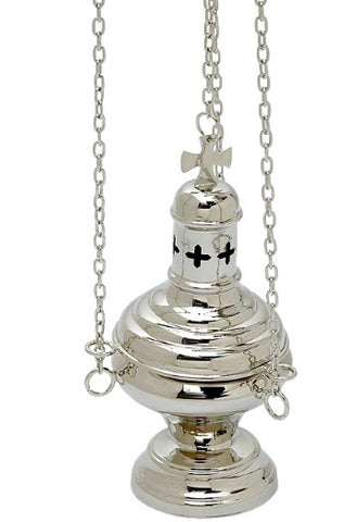 Thurible with cross gold plated