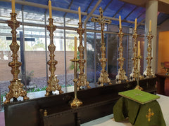 Altar Candlestick Holder, Baroque
