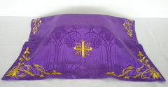 Embroidered Fiddleback Vestment Set (includes Chasuble, Chalice Veil, Maniple and Burse)