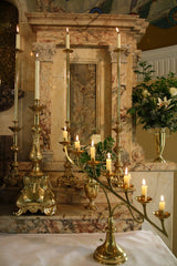 Altar Candlestick Holder, Angel Design
