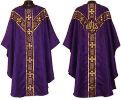 Gothic Chasuble Vestment and Stole UNLINED
