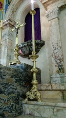 Altar Candlestick Holder, Angel Design