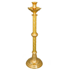 Altar Candlestick Holder, Twist Stem - tall size