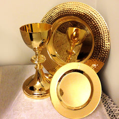 Paten,beaten detail and sunken centre