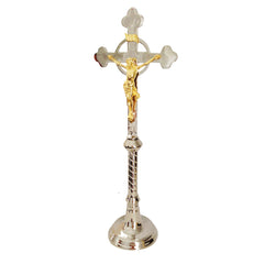 Crucifix - Rounded Design with Round Base (two heights available)