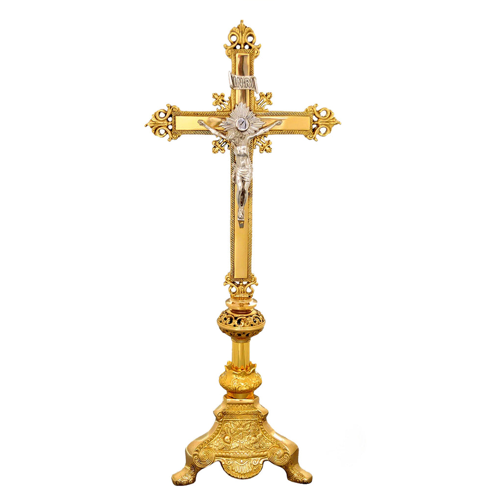 crucifix, Calvary design with raphael base