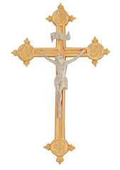 Wall Hanging Brass Crucifix (1009CRU)