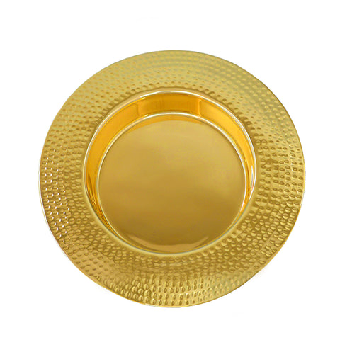 Paten,beaten detail and sunken centre