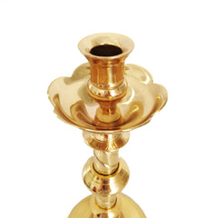 Altar Candlestick Holder, Twist Stem - tall size